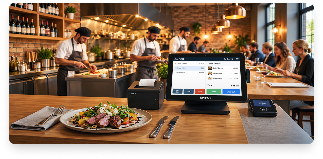 EzyPOS F&B Terminal and Hardware
